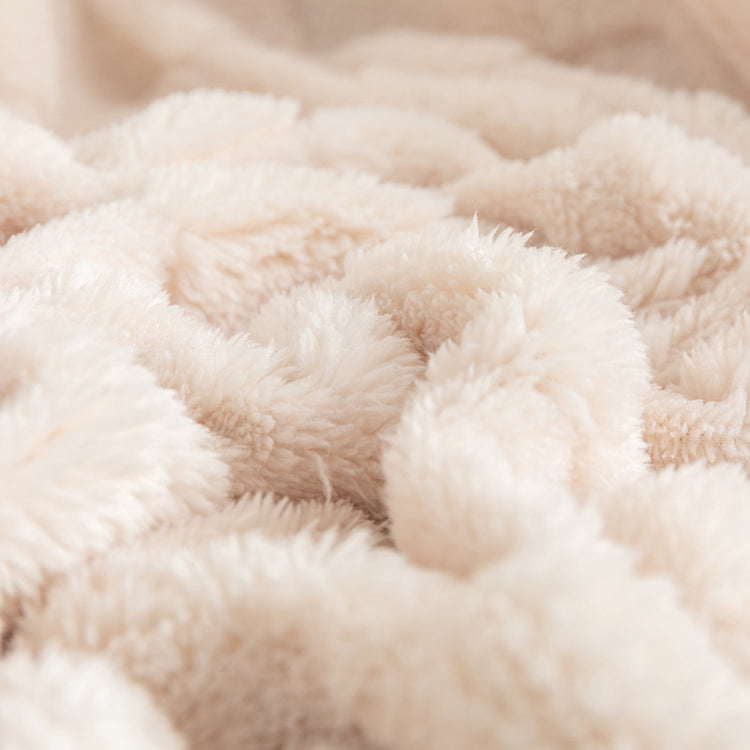 a close up of a blanket