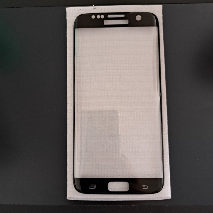 a cell phone with a clear screen