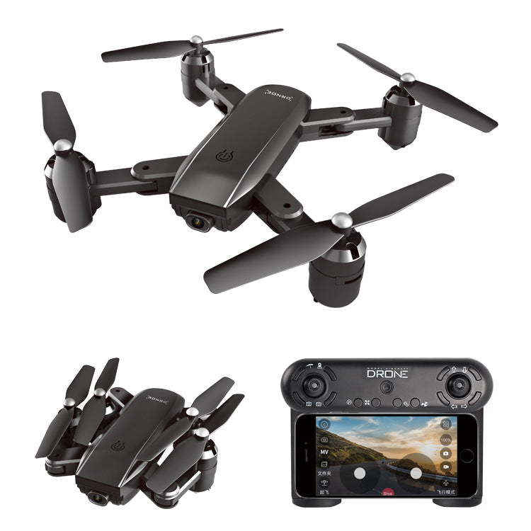 a drone with a camera and a remote control