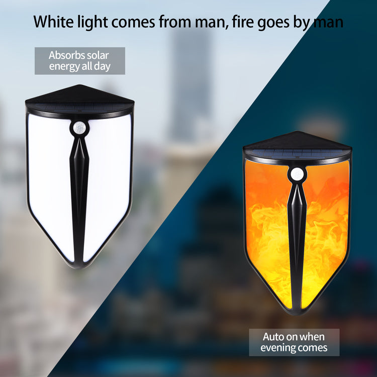 a white and black light
