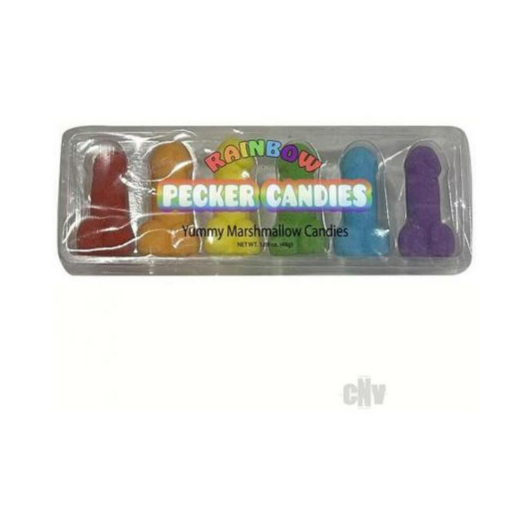 a package of candy in a plastic wrapper