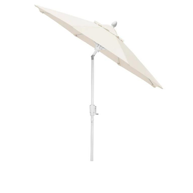 a white umbrella on a white background