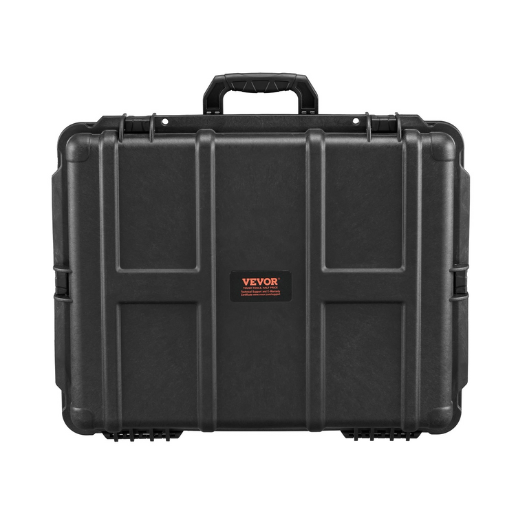 a black case with a handle