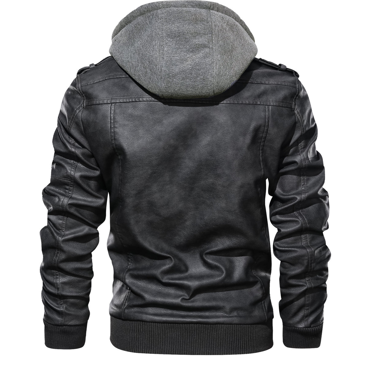 a black jacket with a hood