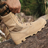 High-Top Outdoor Hiking and Work Boots