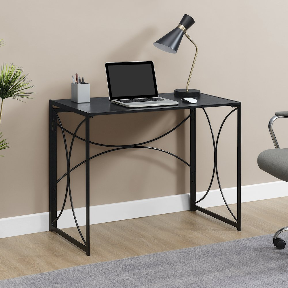 a laptop on a desk