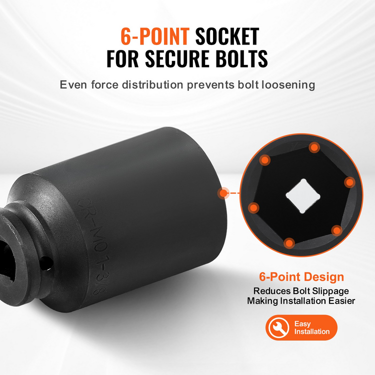 a black socket with orange text