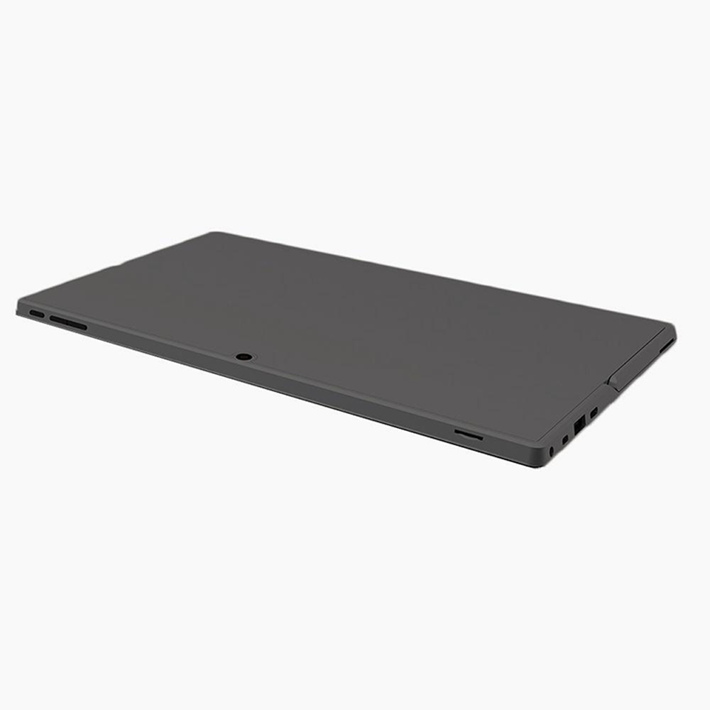 a black rectangular object with a white background