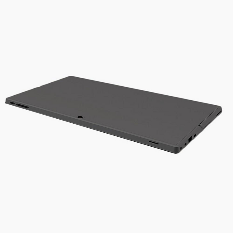 a black rectangular object with a white background