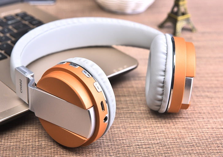 a pair of headphones on a desk