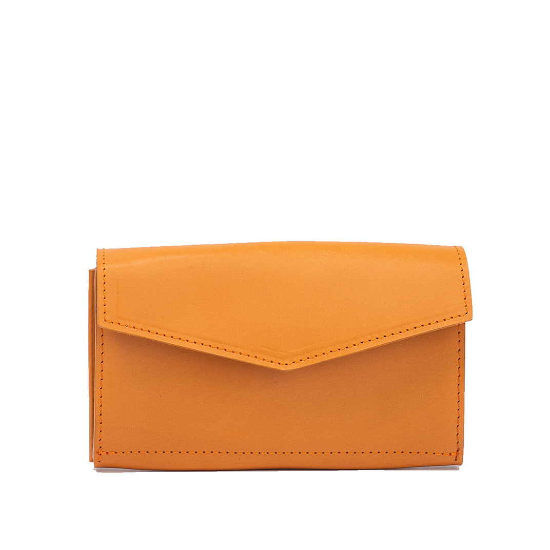 Leather AirTag Long Flap Wallet