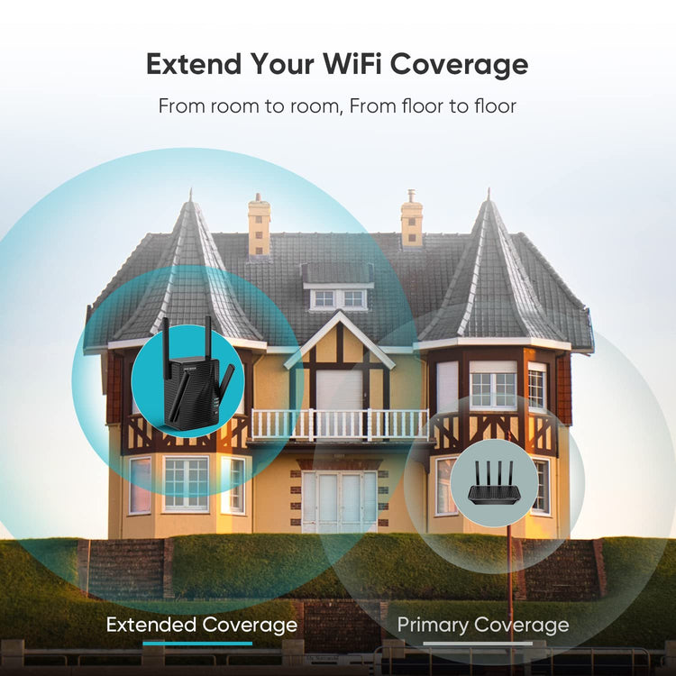 a house with a wifi coverage
