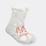 Women's Fleece-Lined Christmas Indoor Socks