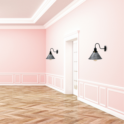 Industrial Metal Wall Light Fitting Vintage Cone shape Wall Sconce~3388