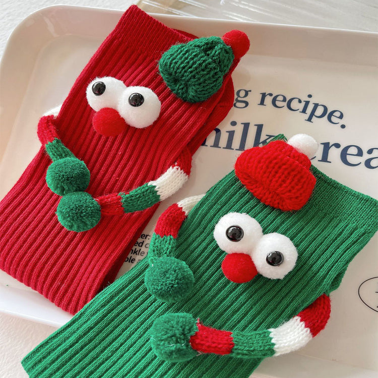 a pair of socks on a plate