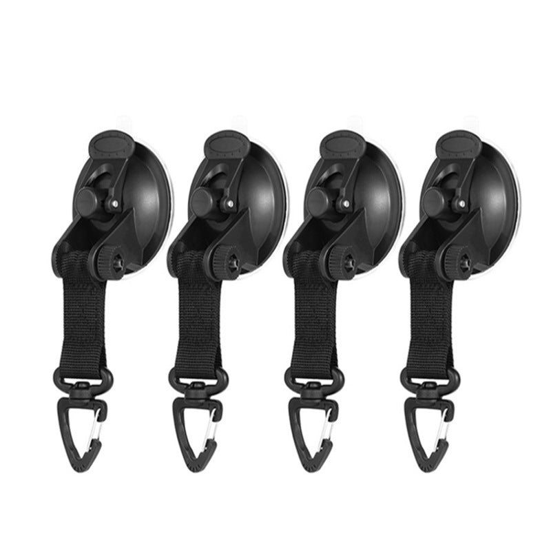 a row of black plastic holders