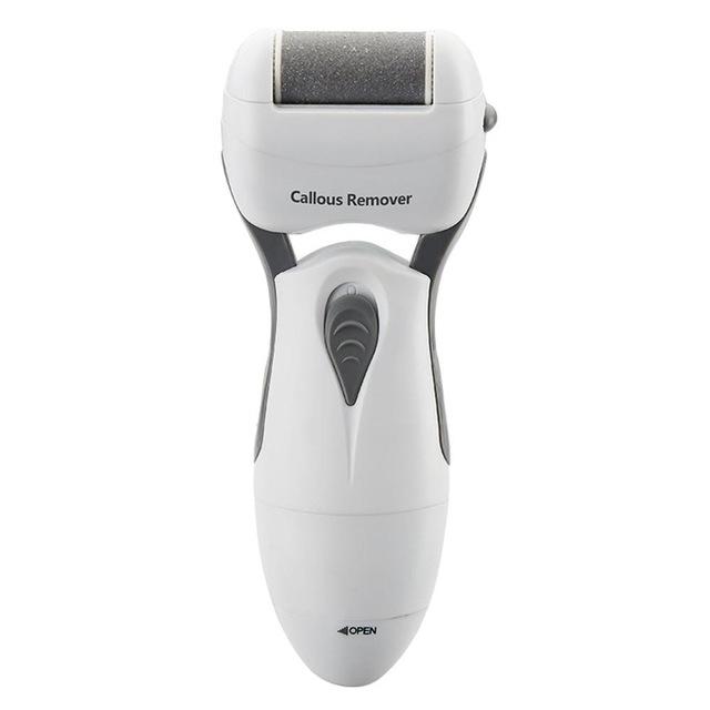 a white electric foot shaver