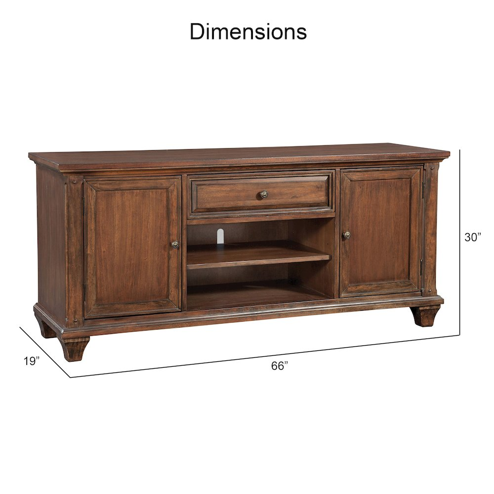 Sedona Cherry 66" TV Console