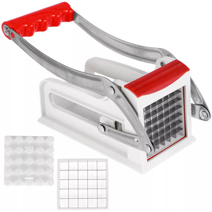 Potato Chipper Slicer French Fries Maker Vegetables Carrots Chip Chopper Cutter