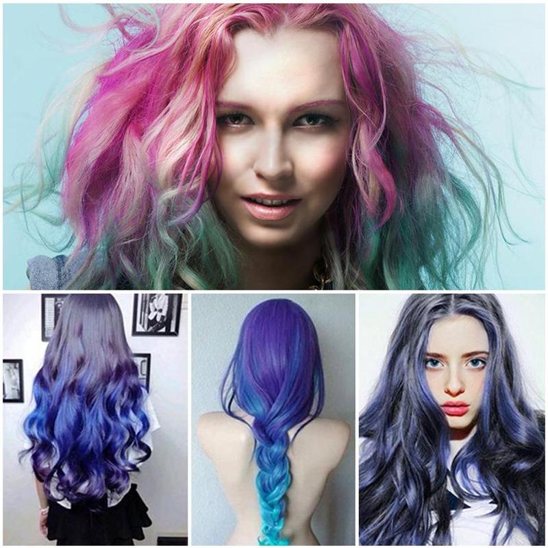 a collage of different hair styles