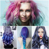 Temporary Hair Color Crayon Set with Brush