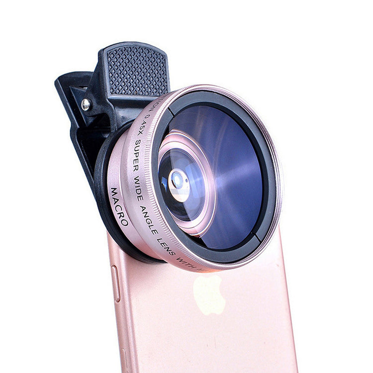 a cell phone with a camera lens