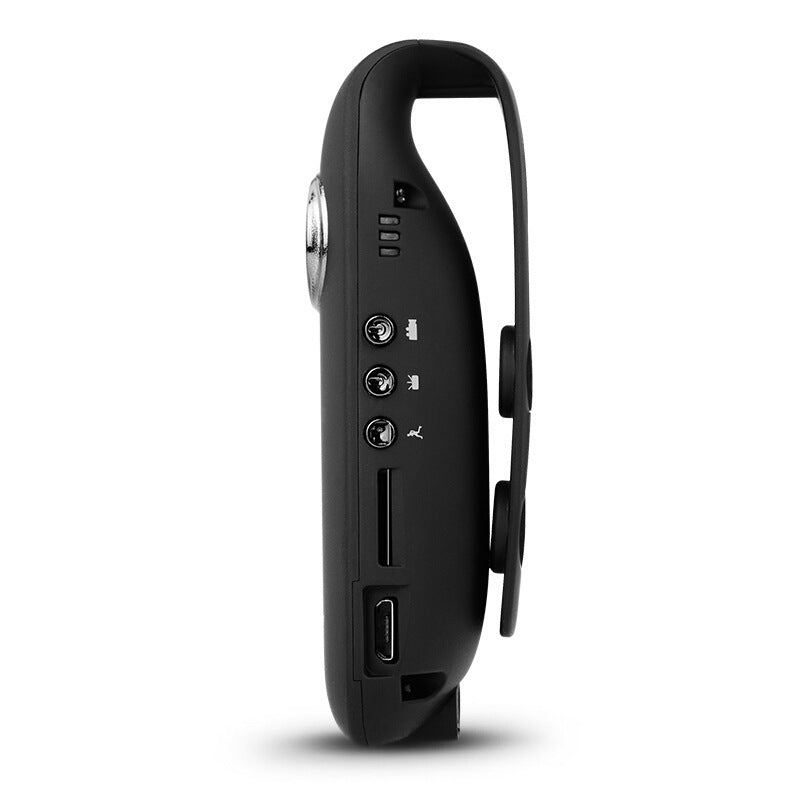 the back of a black device