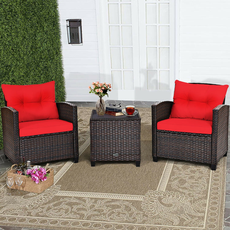 a two chairs on a patio