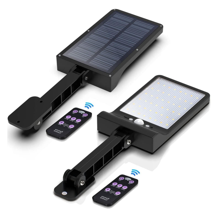 a solar powered street light