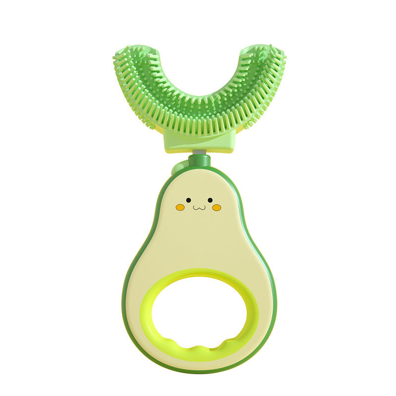a baby rattle with a face on it