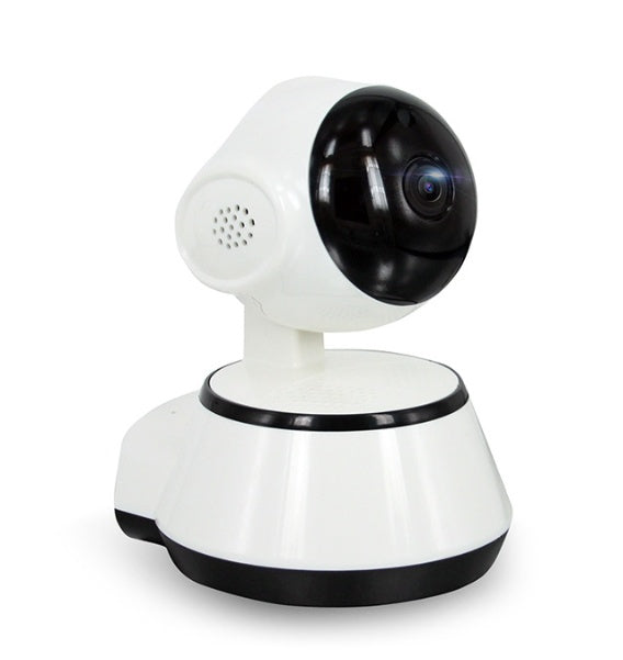 a white and black webcam