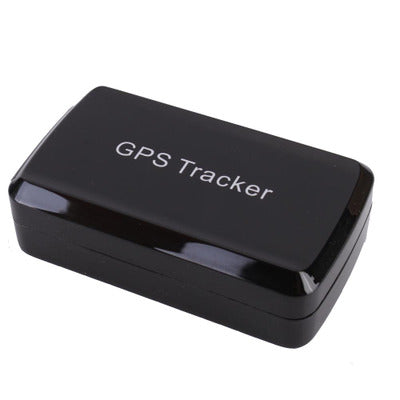 a black rectangular device with a white text