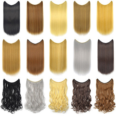 a collection of different colored hair