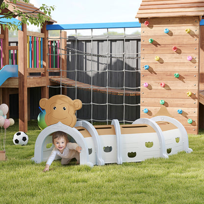 Crocodile Design Kids Play Tunnel for Kids to Crawl Through