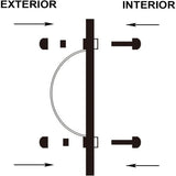 Dedicated Fence Window Transparent Semicircular Acrylic Fence Pet Cat Door