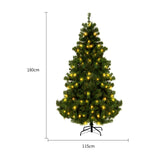 Artificial Snow-Covered PVC Christmas Tree