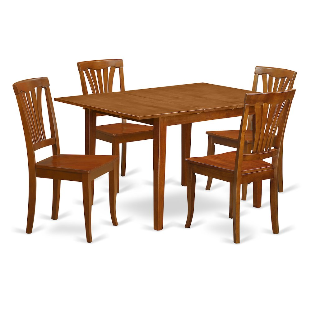a table and chairs with a white background