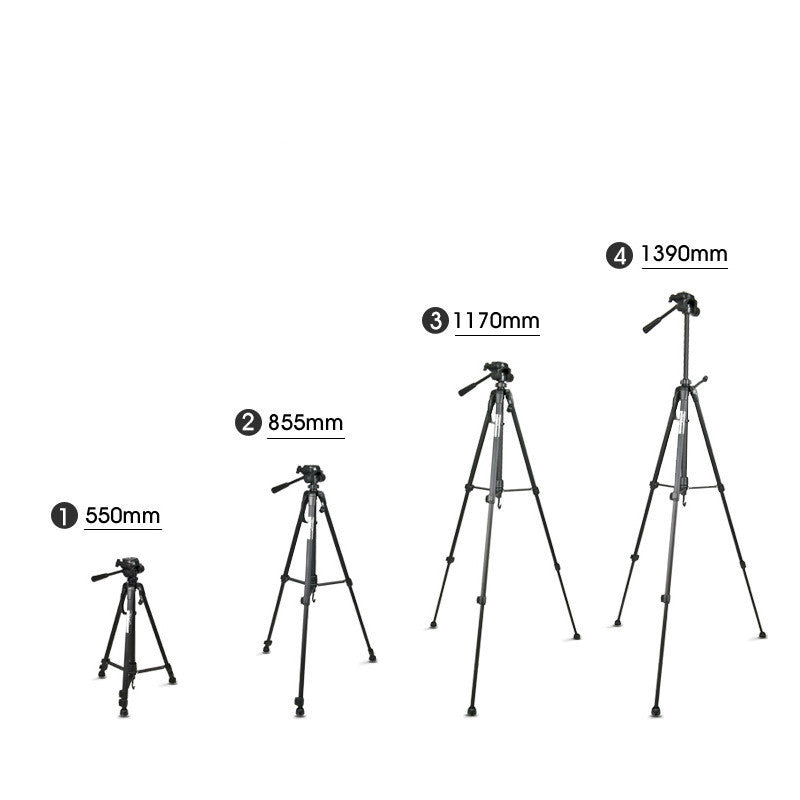 a group of camera tripods