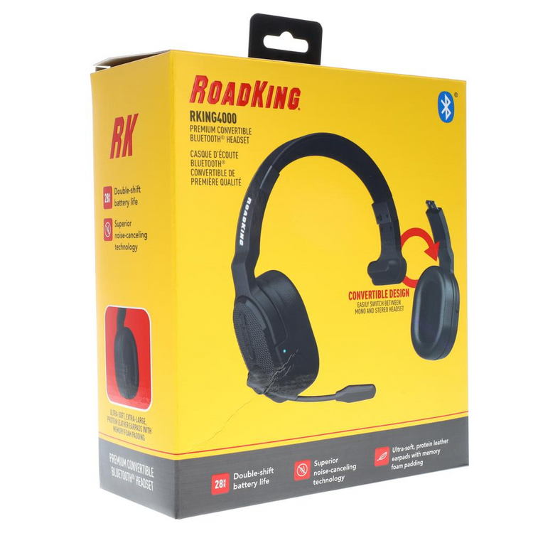 a box of headphones