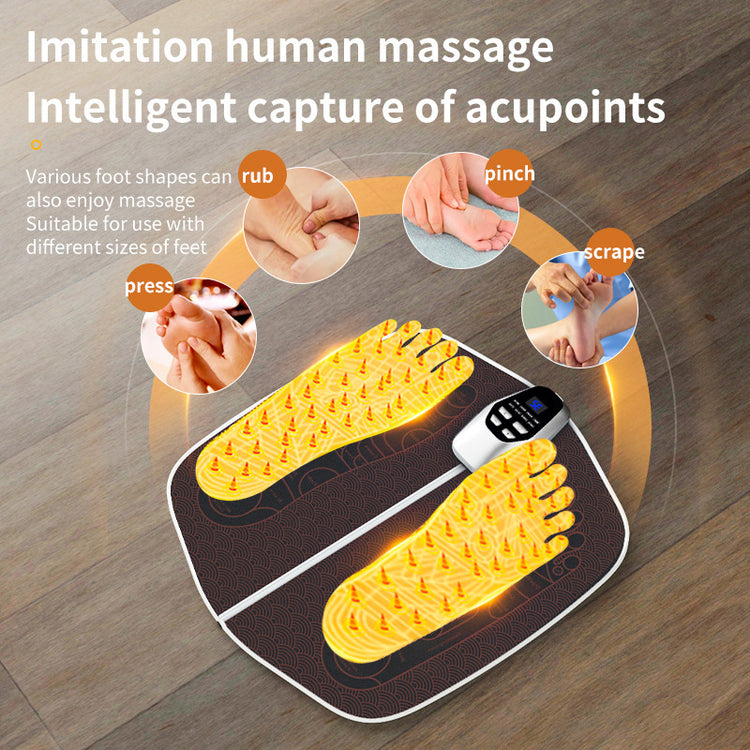 a foot massage machine on a floor
