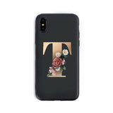 Alphabet Letter Silicone Phone Case
