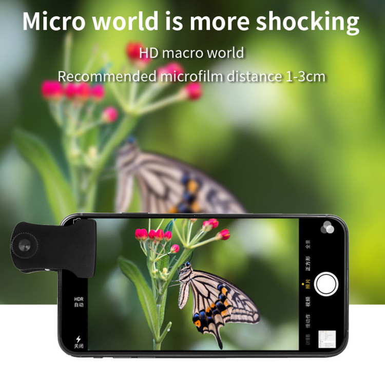 a cell phone with a butterfly on it