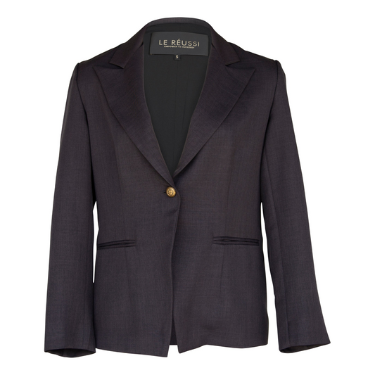 Luxe Charcoal Wool Suit