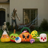 8-Foot Inflatable Halloween Yard Decoration with LED Lights