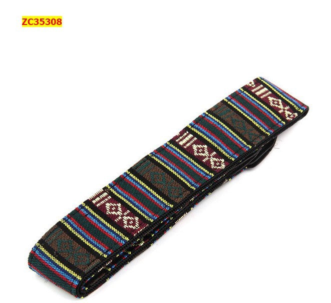 a colorful strap with a pattern