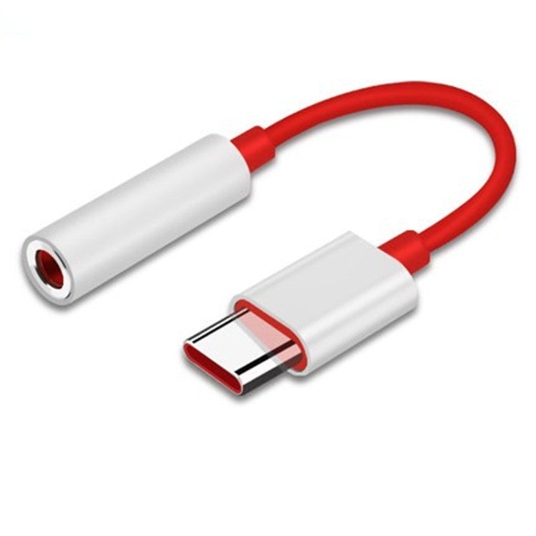 a red and white cable