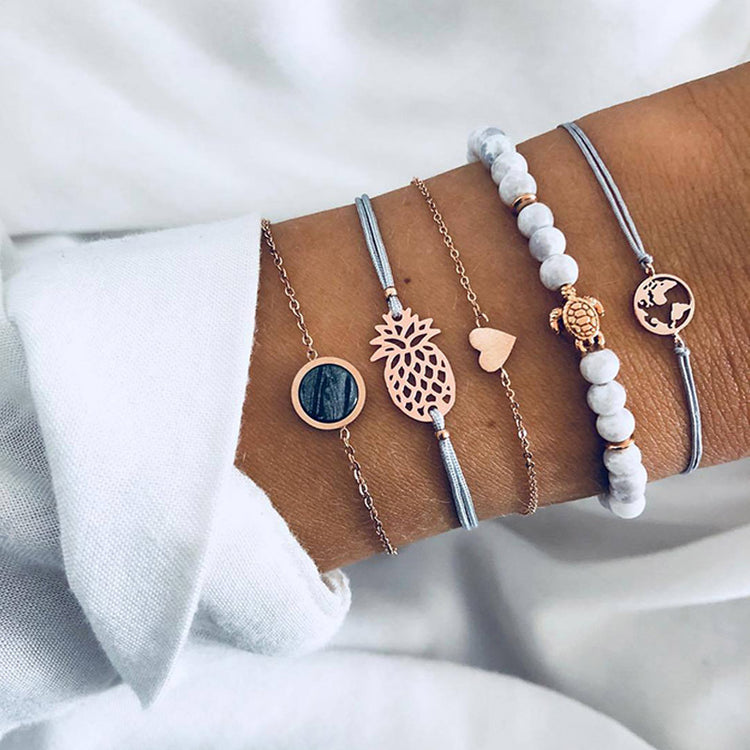 a person wearing bracelets