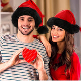 Red Plush Christmas Costume Hat
