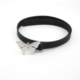 Women's Wide Belt with Butterfly Buckle