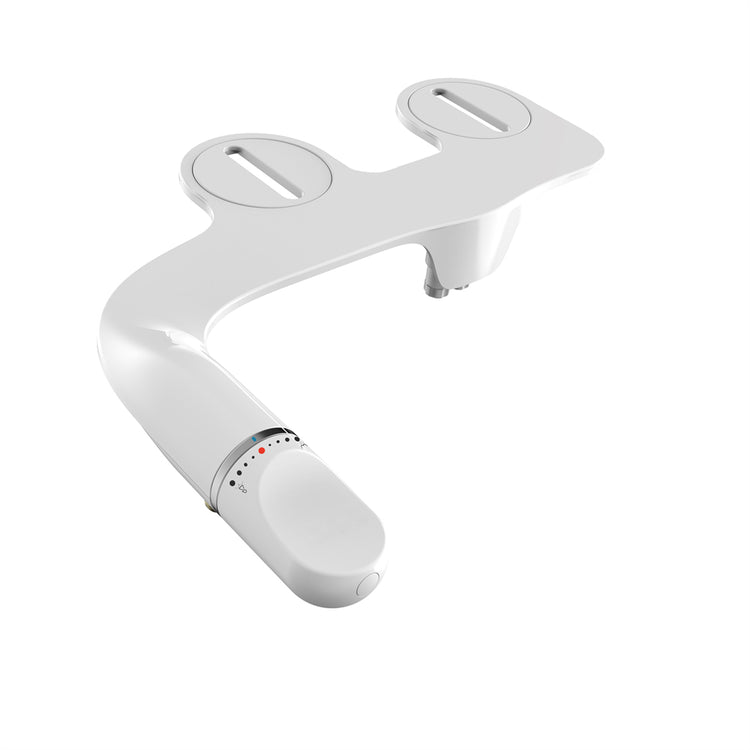 a white object with two holes
